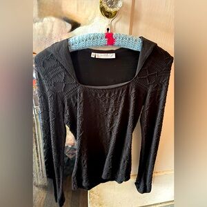 Rayure Vintage Long Sleeve Textured Top